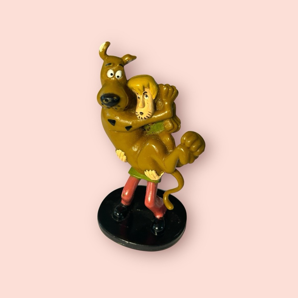 Vintage Scooby Doo and Shaggy 1998 Hanna Barbera Cake Topper 3.75" Figure